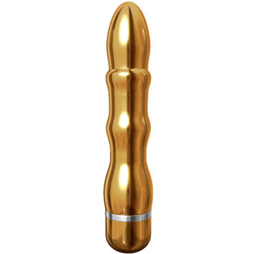Pipedream Pure Aluminium Gold Large - Эксклюзивный вибратор большого размера - купить в секс шопе Pipedream Pure Aluminium Gold Large - Эксклюзивный вибратор большого размера - купить в секс шопе