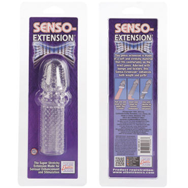 California Exotic Senso Extension - Насадка-удлинитель на пенис - купить в секс шопе California Exotic Senso Extension - Насадка-удлинитель на пенис - купить в секс шопе