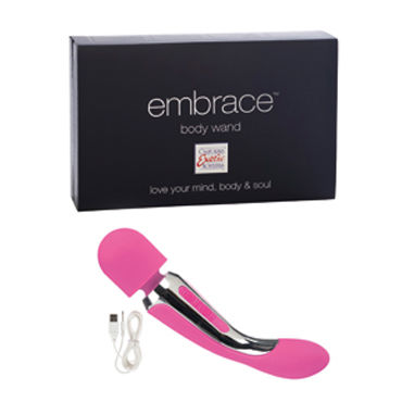California Exotic Body Wand, розовый, Перезаряжаемый стильный вибратор California Exotic Body Wand, розовый, Перезаряжаемый стильный вибратор
