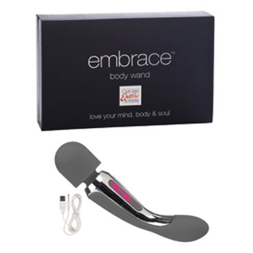 California Exotic Body Wand, серый, Перезаряжаемый стильный вибратор California Exotic Body Wand, серый, Перезаряжаемый стильный вибратор