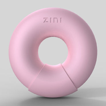 Zini Donut Strawberry, Универсальный гибкий вибратор Zini Donut Strawberry, Универсальный гибкий вибратор