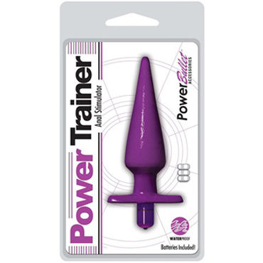 BMS Factory Power Trainer Purple, Анальная пробка с вибрацией BMS Factory Power Trainer Purple, Анальная пробка с вибрацией