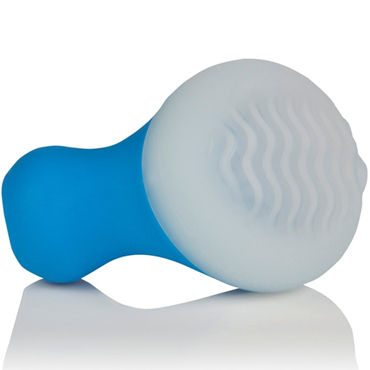 California Exotic Posh Ice Massager Wave, синий, Рельефный вибратор с охлаждающим эффектом и другие товары California Exotic с фото California Exotic Posh Ice Massager Wave, синий, Рельефный вибратор с охлаждающим эффектом и другие товары California Exotic с фото