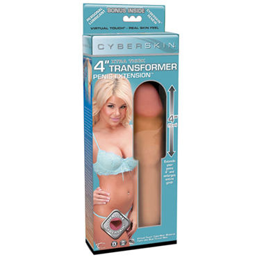Topco Xtra Thick Transformer Penis Extension, Насадка-удлинитель из киберскина Topco Xtra Thick Transformer Penis Extension, Насадка-удлинитель из киберскина