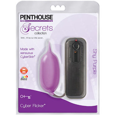 Topco Secrets Cyber Flicker, фиолетовый, Виброяйцо с гибким кончиком Topco Secrets Cyber Flicker, фиолетовый, Виброяйцо с гибким кончиком