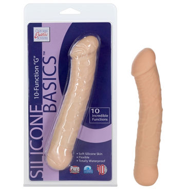 California Exotic Silicone Basics "G", телесный, Вибромассажер для стимуляции точки G California Exotic Silicone Basics "G", телесный, Вибромассажер для стимуляции точки G