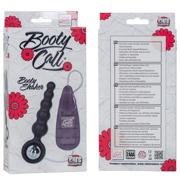 California Exotic Booty Shaker, черный - Анальная цепочка с вибрацией - купить в секс шопе California Exotic Booty Shaker, черный - Анальная цепочка с вибрацией - купить в секс шопе