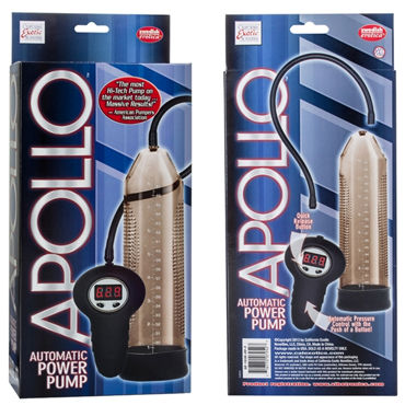 California Exotic Apollo Power Pump, серый - Автоматическая мужская помпа - купить в секс шопе California Exotic Apollo Power Pump, серый - Автоматическая мужская помпа - купить в секс шопе