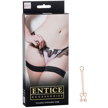 California Exotic Entice Crystal Intimate Clip, Зажим с кристаллом для половых губ California Exotic Entice Crystal Intimate Clip, Зажим с кристаллом для половых губ