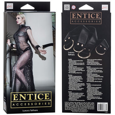 California Exotic Entice Luxury Tethers - Стильные фиксаторы для рук - купить в секс шопе California Exotic Entice Luxury Tethers - Стильные фиксаторы для рук - купить в секс шопе
