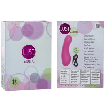 Jopen Lust L2, розовый - Перезаряжаемый мини вибромассажер - купить в секс шопе Jopen Lust L2, розовый - Перезаряжаемый мини вибромассажер - купить в секс шопе