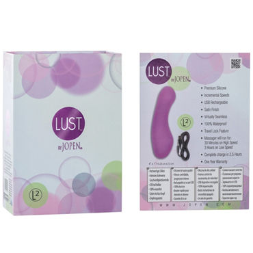 Jopen Lust L2, фиолетовый - Перезаряжаемый мини вибромассажер - купить в секс шопе Jopen Lust L2, фиолетовый - Перезаряжаемый мини вибромассажер - купить в секс шопе