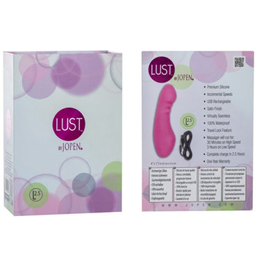 Jopen Lust L2.5, розовый - Перезаряжаемый мини вибромассажер - купить в секс шопе Jopen Lust L2.5, розовый - Перезаряжаемый мини вибромассажер - купить в секс шопе