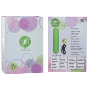 Jopen Lust L3, зеленый - Классический миниатюрный массажер - купить в секс шопе Jopen Lust L3, зеленый - Классический миниатюрный массажер - купить в секс шопе