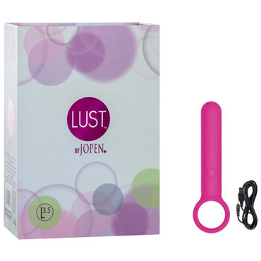 Jopen Lust L3.5, розовый, Миниатюрный вибромассажер с держателем Jopen Lust L3.5, розовый, Миниатюрный вибромассажер с держателем