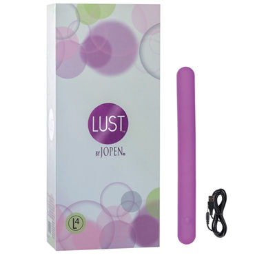 Jopen Lust L4, фиолетовый, Тонкий классический вибромассажер Jopen Lust L4, фиолетовый, Тонкий классический вибромассажер