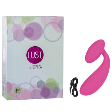 Jopen Lust L10, розовый, Вибромассажер изогнутый формы Jopen Lust L10, розовый, Вибромассажер изогнутый формы