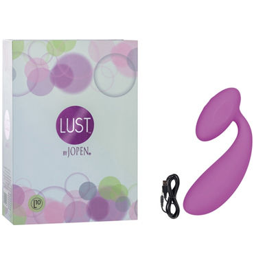 Jopen Lust L10, фиолетовый, Вибромассажер изогнутый формы Jopen Lust L10, фиолетовый, Вибромассажер изогнутый формы