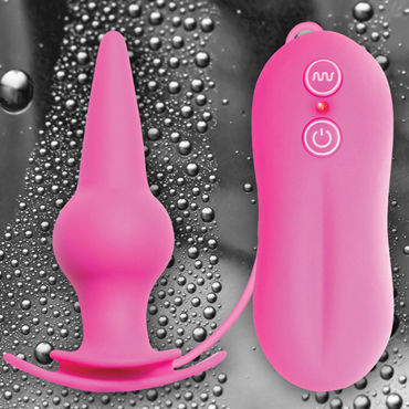 NS Novelties Tinglers Plug II, розовый - Анальная пробка с вибрацией - купить в секс шопе NS Novelties Tinglers Plug II, розовый - Анальная пробка с вибрацией - купить в секс шопе