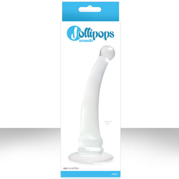 NS Novelties Jollipops, прозрачный, Гладкий анальный стимулятор NS Novelties Jollipops, прозрачный, Гладкий анальный стимулятор