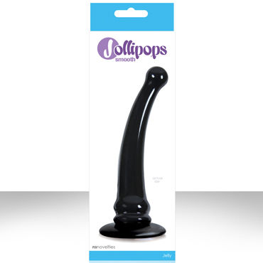 NS Novelties Jollipops, черный, Гладкий анальный стимулятор NS Novelties Jollipops, черный, Гладкий анальный стимулятор