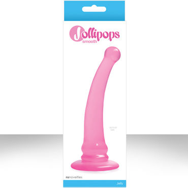 NS Novelties Jollipops, розовый, Гладкий анальный стимулятор NS Novelties Jollipops, розовый, Гладкий анальный стимулятор