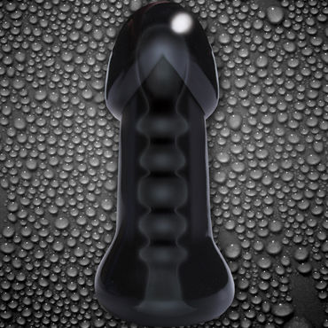 NS Novelties Super Stroker, черный - Мастурбатор из супер нежного материала - купить в секс шопе NS Novelties Super Stroker, черный - Мастурбатор из супер нежного материала - купить в секс шопе