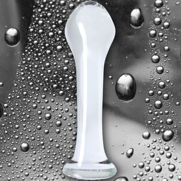 NS Novelties Crystal Droplets, прозрачный - Анальная пробка с большой головкой - купить в секс шопе NS Novelties Crystal Droplets, прозрачный - Анальная пробка с большой головкой - купить в секс шопе