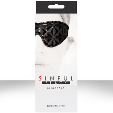NS Novelties Sinful Blidfold, Закрытая маска на глаза NS Novelties Sinful Blidfold, Закрытая маска на глаза