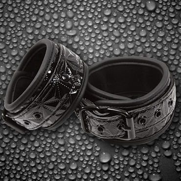NS Novelties Sinful Wrist Cuffs - Наручники, соединенные цепью - купить в секс шопе NS Novelties Sinful Wrist Cuffs - Наручники, соединенные цепью - купить в секс шопе