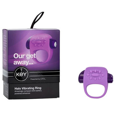Jopen Key Halo, фиолетовый, Виброкольцо со стимуляцией клитора Jopen Key Halo, фиолетовый, Виброкольцо со стимуляцией клитора
