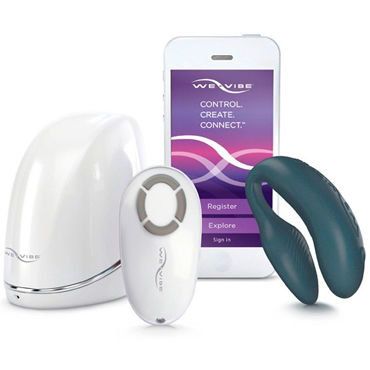 We-Vibe 4 Plus, серый, Вибратор для пар с уникальным беспроводным управлением We-Vibe 4 Plus, серый, Вибратор для пар с уникальным беспроводным управлением