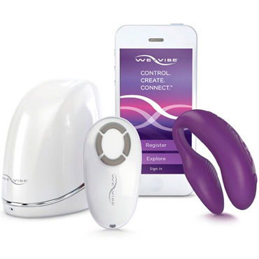 We-Vibe 4 Plus, фиолетовый, Вибратор с уникальным беспроводным управлением We-Vibe 4 Plus, фиолетовый, Вибратор с уникальным беспроводным управлением