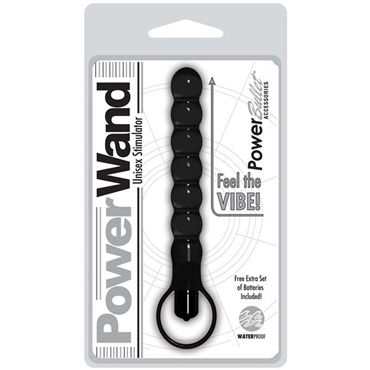 BMS Factory Power Wand, Анальная виброцепочка с держателем BMS Factory Power Wand, Анальная виброцепочка с держателем