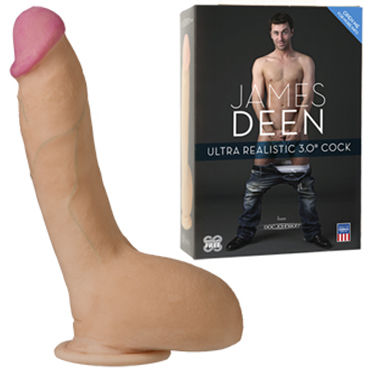 Doc Johnson James Deen, Реалистичная копия фаллоса Джеймса Дина Doc Johnson James Deen, Реалистичная копия фаллоса Джеймса Дина