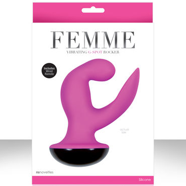 NS Novelties Vibrating G Spot Rocker, розовый, Эргономичный многофункциональный вибратор NS Novelties Vibrating G Spot Rocker, розовый, Эргономичный многофункциональный вибратор