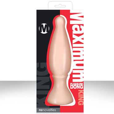 NS Novelties Maximum Pleasure Dong, телесный, Анальная пробка в виде шахматного короля NS Novelties Maximum Pleasure Dong, телесный, Анальная пробка в виде шахматного короля