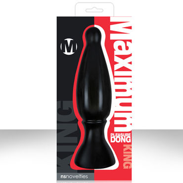 NS Novelties Maximum Pleasure Dong, черный, Анальная пробка в виде шахматного короля NS Novelties Maximum Pleasure Dong, черный, Анальная пробка в виде шахматного короля