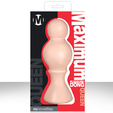 NS Novelties Maximum Pleasure Dong, телесный, Анальная пробка в виде шахматной королевы NS Novelties Maximum Pleasure Dong, телесный, Анальная пробка в виде шахматной королевы
