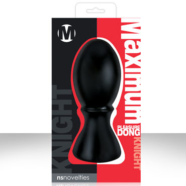 NS Novelties Maximum Pleasure Dong, черный, Анальная пробка в виде шахматного коня NS Novelties Maximum Pleasure Dong, черный, Анальная пробка в виде шахматного коня