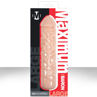 NS Novelties Maximum The Baron, телесный, Гибкий фаллоимитатор-реалистик, 25,4 см NS Novelties Maximum The Baron, телесный, Гибкий фаллоимитатор-реалистик, 25,4 см