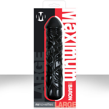 NS Novelties Maximum The Baron, черный, Гибкий фаллоимитатор-реалистик, 25,4 см NS Novelties Maximum The Baron, черный, Гибкий фаллоимитатор-реалистик, 25,4 см