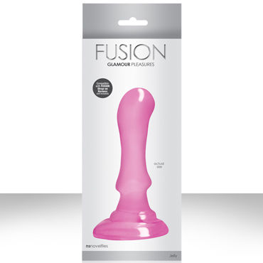 NS Novelties Fusion Pleasure Dongs, розовый, Фаллоимитатор-насадка к страпону NS Novelties Fusion Pleasure Dongs, розовый, Фаллоимитатор-насадка к страпону
