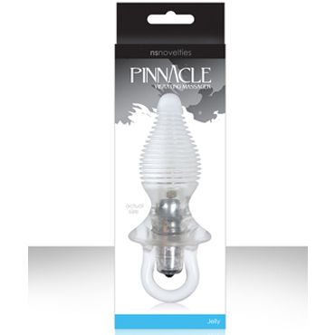 NS Novelties Pinnacle Vibrating Pleasure Plug, прозрачный, Анальная пробка с вибрацией NS Novelties Pinnacle Vibrating Pleasure Plug, прозрачный, Анальная пробка с вибрацией