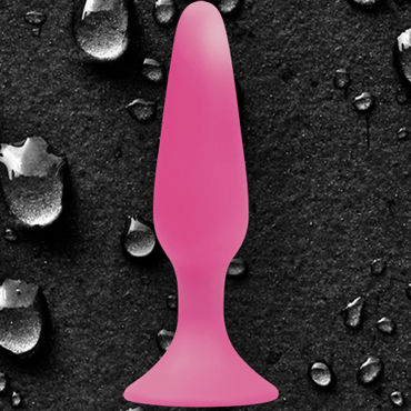 NS Novelties Sliders Silicone Anal Plugs, розовый - Гладкая анальная пробка малого размера - купить в секс шопе NS Novelties Sliders Silicone Anal Plugs, розовый - Гладкая анальная пробка малого размера - купить в секс шопе