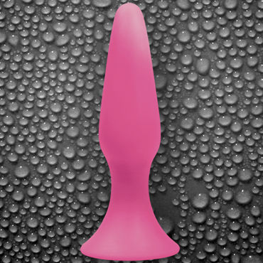 NS Novelties Sliders Silicone Anal Plugs, розовый - Гладкая анальная пробка среднего размера - купить в секс шопе NS Novelties Sliders Silicone Anal Plugs, розовый - Гладкая анальная пробка среднего размера - купить в секс шопе
