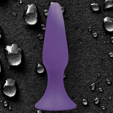 NS Novelties Sliders Silicone Anal Plugs, фиолетовый - Гладкая анальная пробка среднего размера - купить в секс шопе NS Novelties Sliders Silicone Anal Plugs, фиолетовый - Гладкая анальная пробка среднего размера - купить в секс шопе