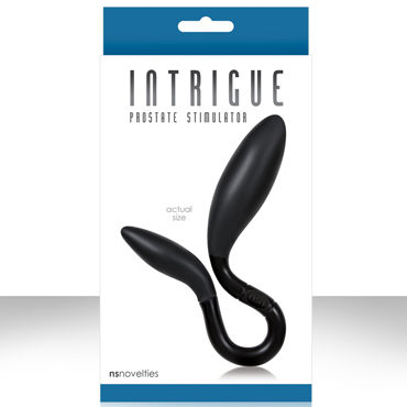 NS Novelties Intrigue Prostate Stimulator, черный, Эргономичный массажер простаты NS Novelties Intrigue Prostate Stimulator, черный, Эргономичный массажер простаты