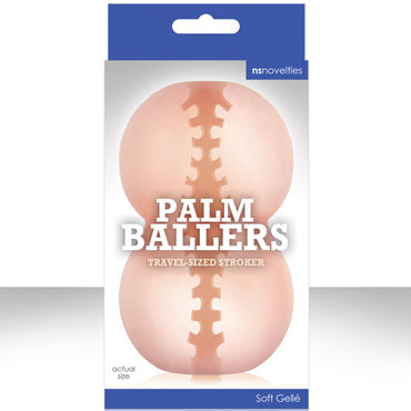 NS Novelties Palm Ballers, телесный, Супер мягкий мастурбатор NS Novelties Palm Ballers, телесный, Супер мягкий мастурбатор