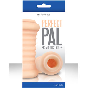 NS Novelties Perfect Pal Big Mouth Stroker, телесный, Мягкий мастурбатор-ротик NS Novelties Perfect Pal Big Mouth Stroker, телесный, Мягкий мастурбатор-ротик